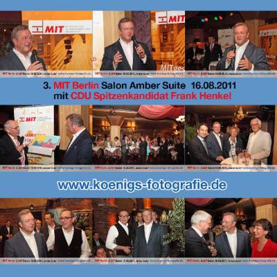 3. MIT Salon Amber Suite 16.08.11 mit Frank Henkel - 3. MIT Salon Amber Suite 16.08.11 mit Frank Henkel